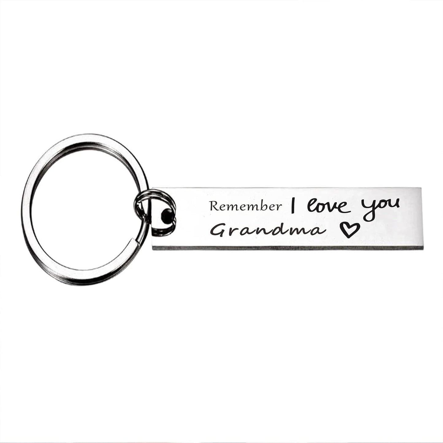 Grandma Grandmother Birthday Gifts, Remember I Love You Grandma Keychain, Grandma Christmas Gifts from Granddaughter Grandson Grandkids